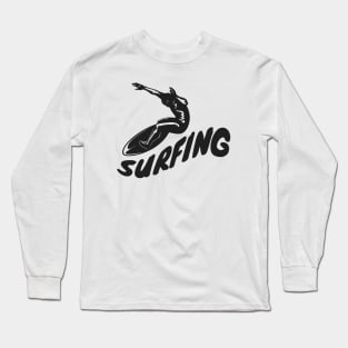 Surfing Wave Surfing Long Sleeve T-Shirt